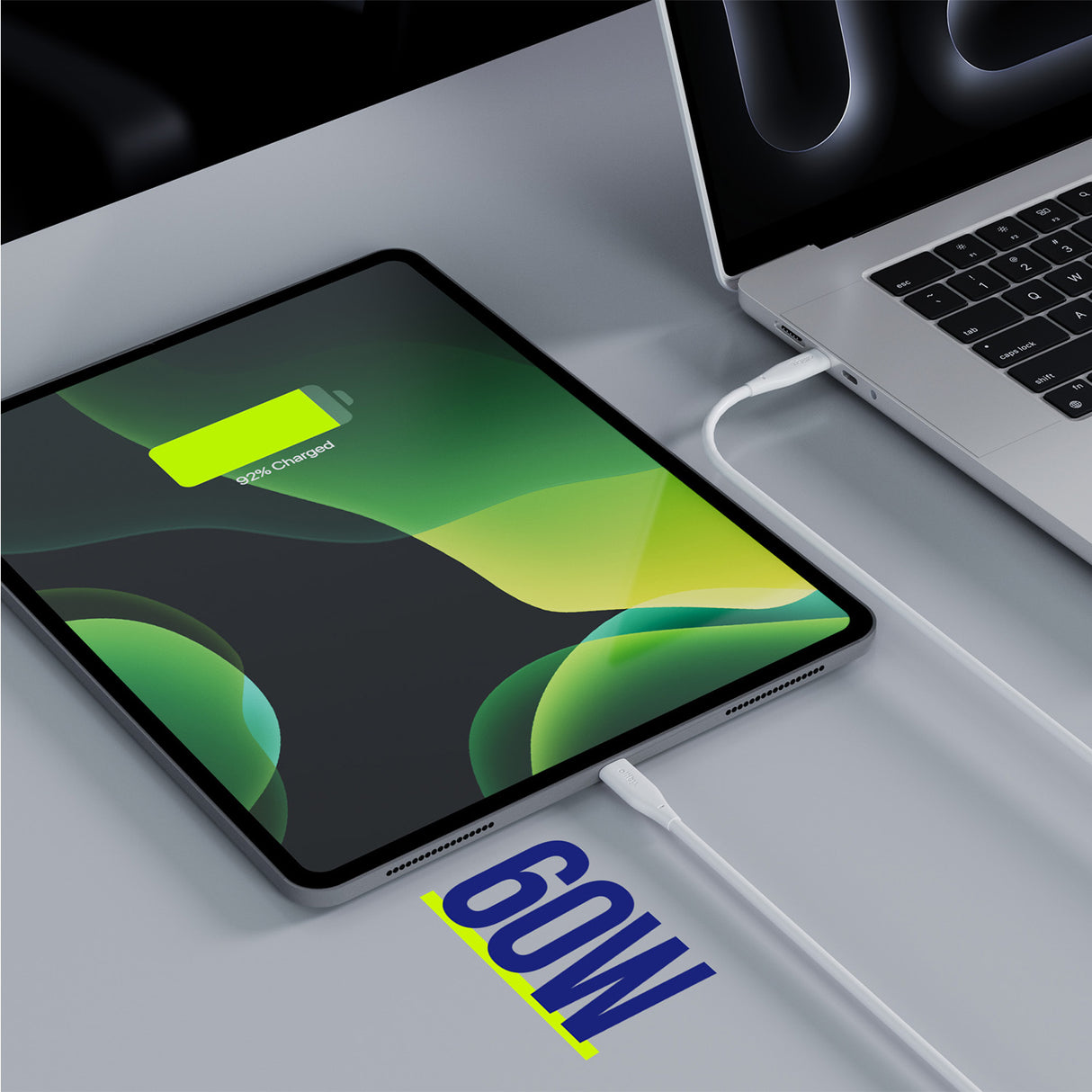 Allity cable AUC-02 USB-C - USB-C 1.0 m 60W white