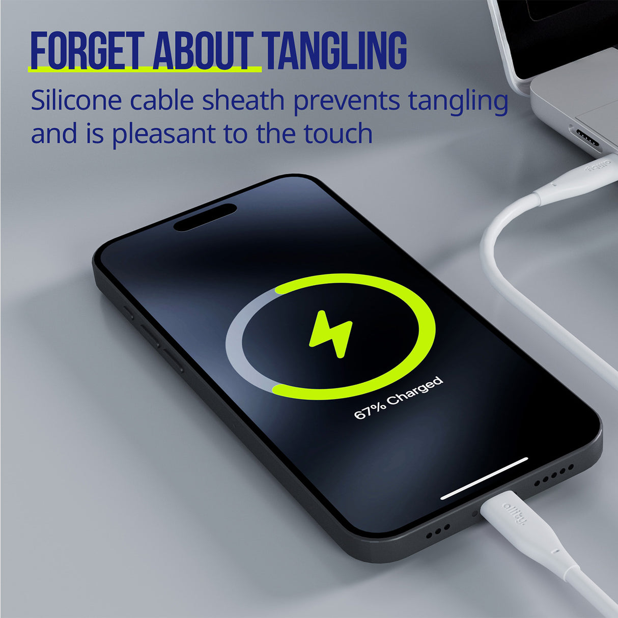 Allity cable AUC-02 USB-C - USB-C 2.0 m 60W white