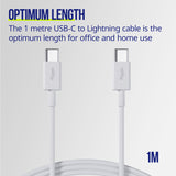 Allity cable AUC-03 USB-C - USB-C 2.0 m 100W white