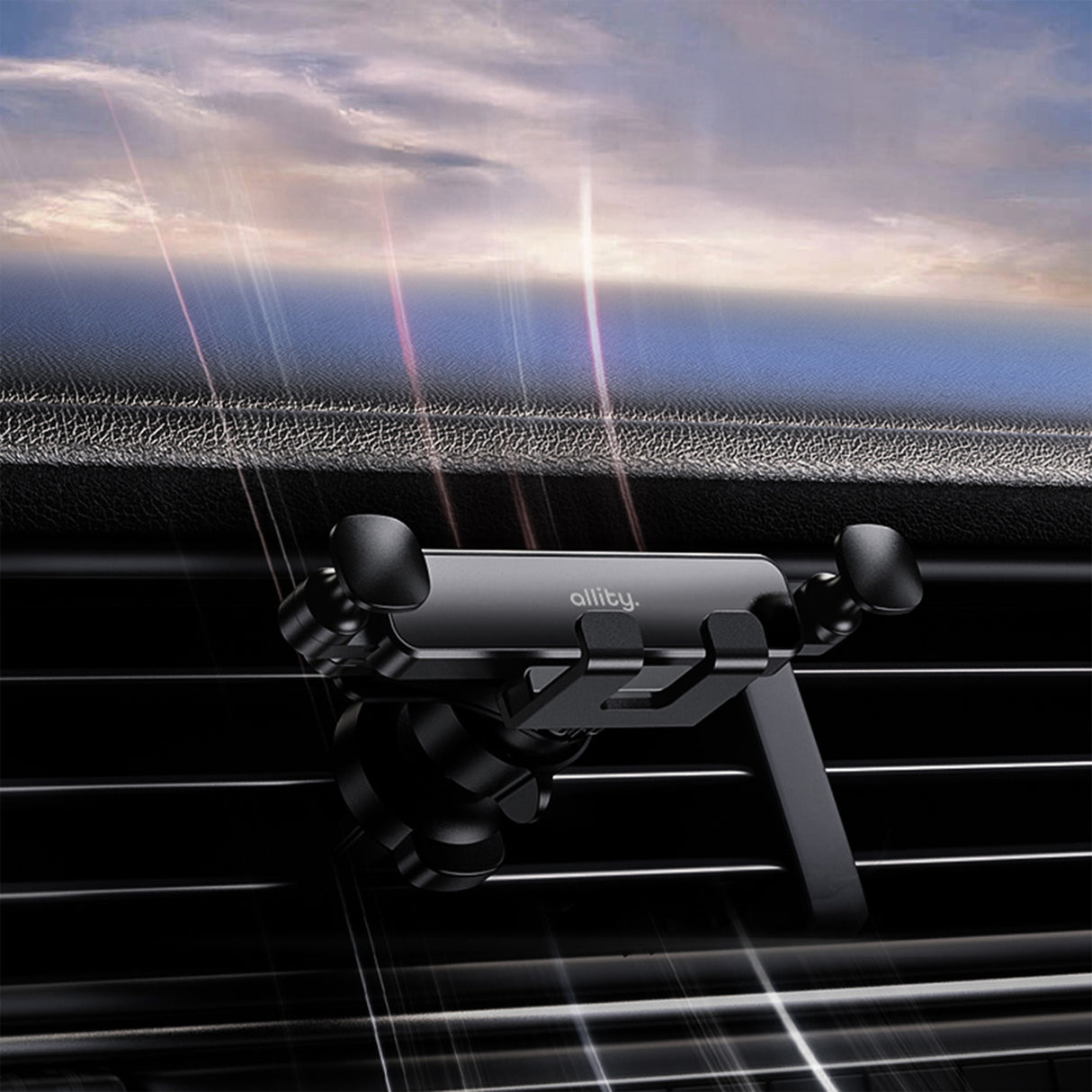 Allity car holder to air vent ACH-100 black