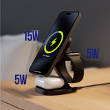 Allity AWC-220-25WMS wireless charger 25W graphite 3in1