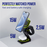 Allity AWC-230-225WMS wireless charger 22.5W graphite 3w1