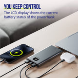 Allity power bank APB-100 PD QC 22.5W 10000 mAh gray