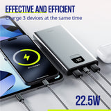 Allity power bank APB-100 PD QC 22.5W 10000 mAh gray