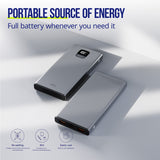 Allity power bank APB-100 PD QC 22.5W 10000 mAh gray