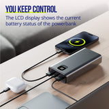 Allity power bank APB-100 PD QC 22.5W 20000 mAh gray