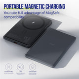 Allity wireless power bank APB-300 PD QC 20W 5000 mAh magnetic gray