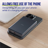 Allity wireless power bank APB-300 PD QC 20W 10000 mAh magnetic gray