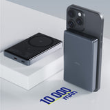 Allity wireless power bank APB-300 PD QC 20W 10000 mAh magnetic gray