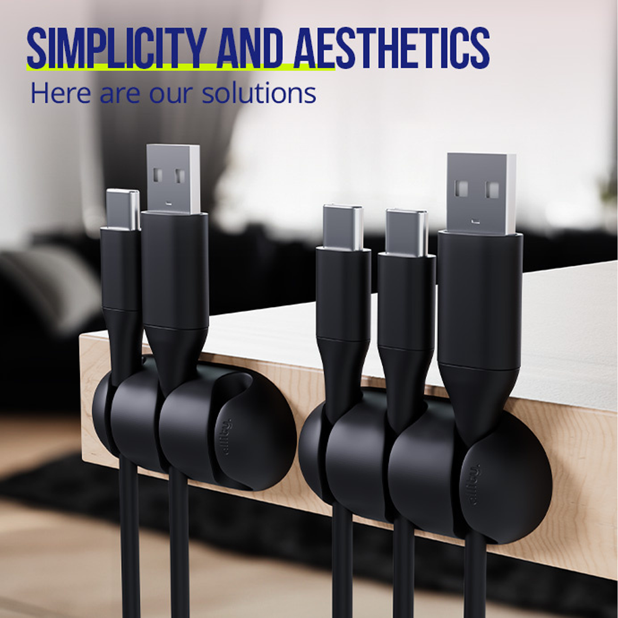 Allity cable organizer 3pcs ASA-400