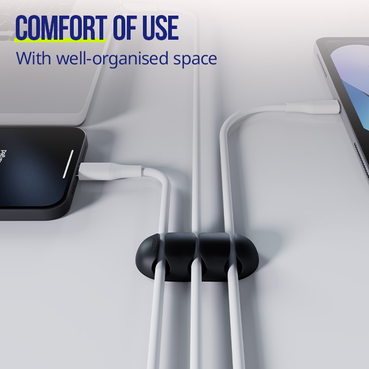 Allity cable organizer 3pcs ASA-400