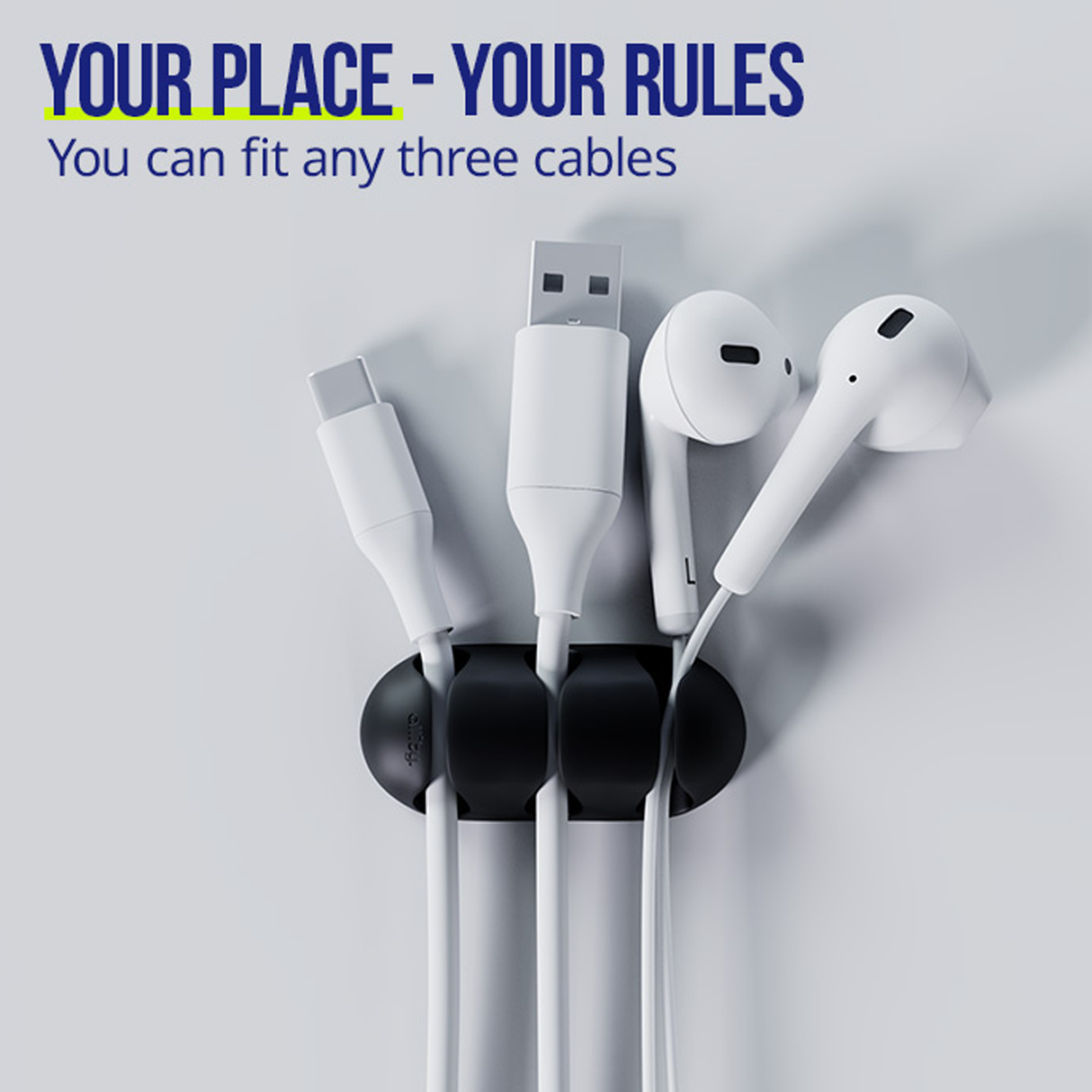 Allity cable organizer 3pcs ASA-400