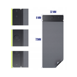 Allity Laptop pad with detachable 3in1 wireless charger 15W ALP-100