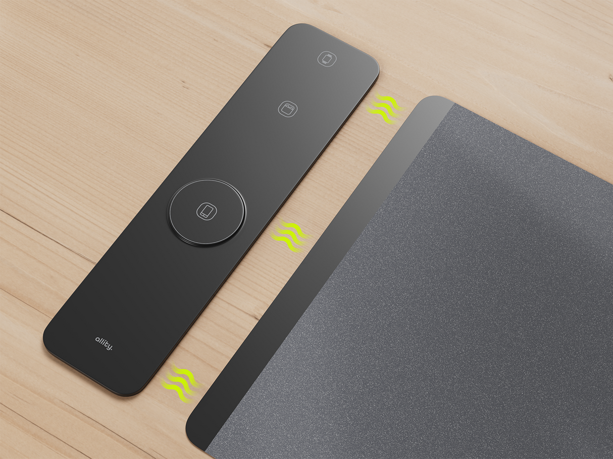 Allity Laptop pad with detachable 3in1 wireless charger 15W ALP-100