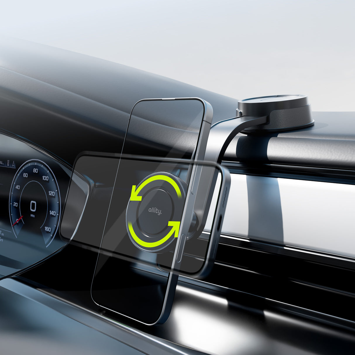 Allity car holder magnetic ACH-200 MS black