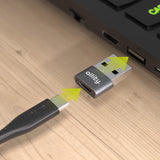 Allity adapter ABA-101 OTG USB-C do USB grey