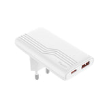 Allity GaN PD QC charger ATC-02-65WAC 1x USB-C 1x USB-A 65W white