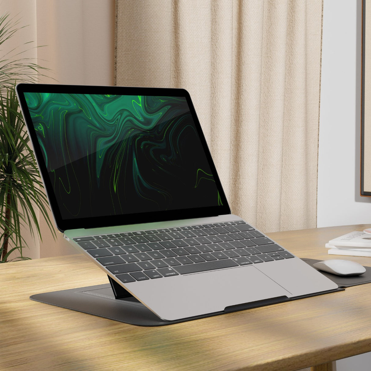 Allity Premium 2in1 Laptop Sleeve with stand and mouse pad function (up to 14” Slim Laptop & MacBook)