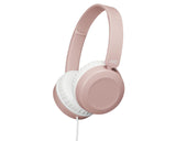 JVC HA-S31M-P-E on-ear hovedtelefon med fjernbetjening og mikrofon - PINK