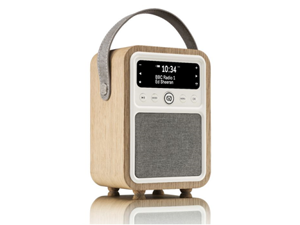 DAB+ og FM radio med Bluetooth® i ægte træ-ramme