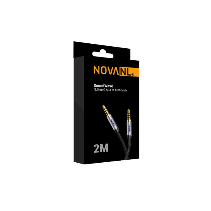 NOVANL SoundWave Aux til Aux-kabel (2M)