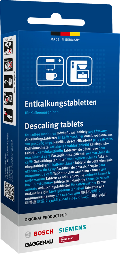 AFKALKNINGSTABLETTER TIL KAFFEMASKINER OG ELKEDLER, 3X36GRAM