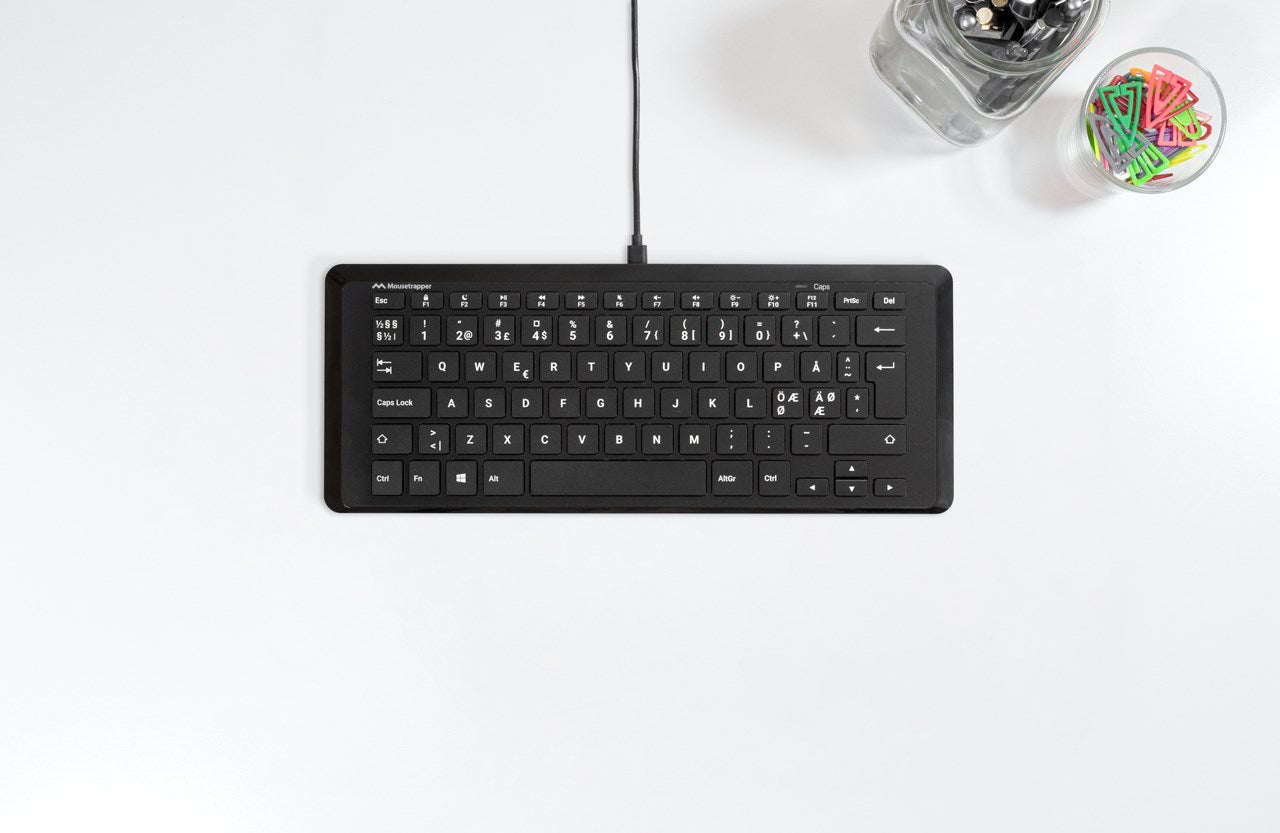 Mousetrapper Type Mini Keyboard, Black