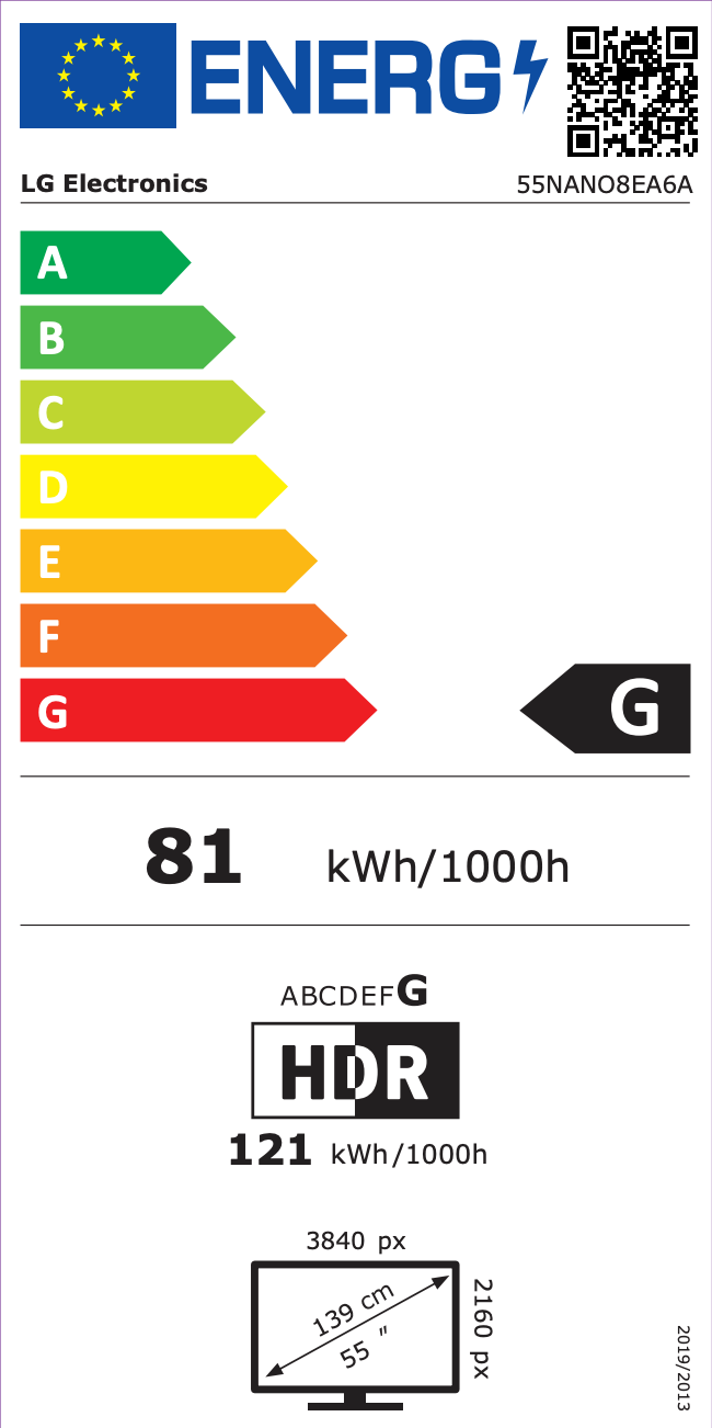LG 55" NanoCell AI NANO8E 4K Smart TV