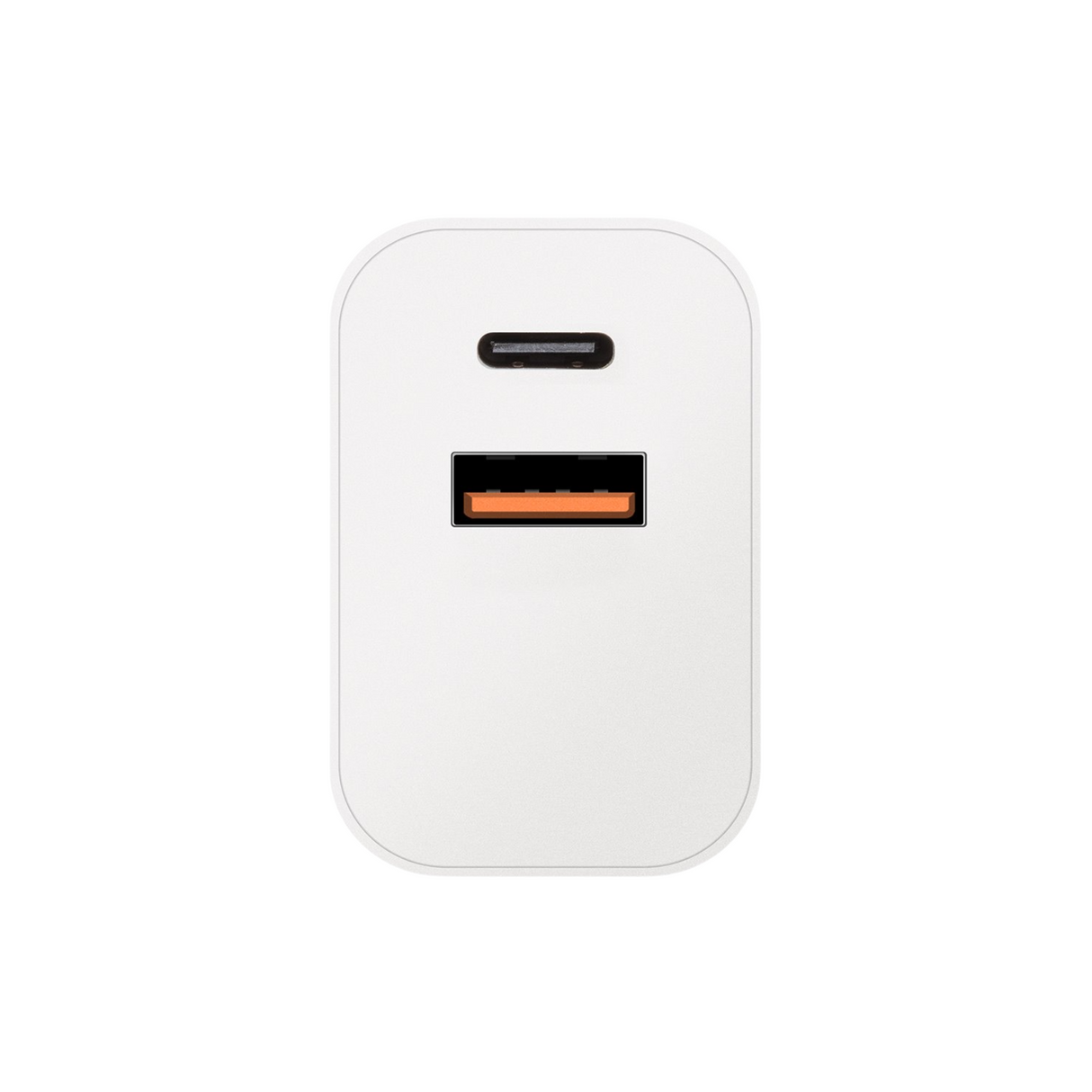 OBAL:ME Wall Charger USB-A + USB-C 20W + 2x Cable 1m White