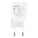 OBAL:ME GaN Wall Charger USB-A + USB-C 36W White