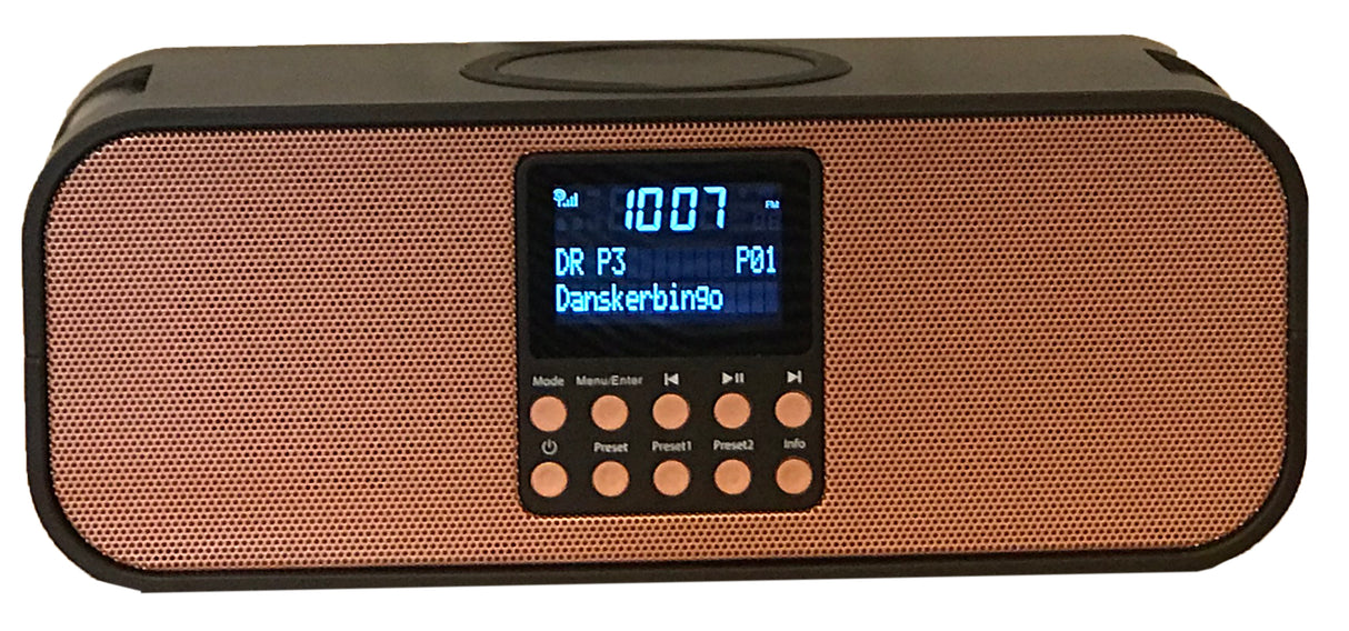 Scansonic PA8001 DAB+ radio med trådløs oplader