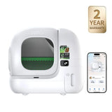 Petkit Purobot Max 3 Basic Intelligent Selvrensende Katte-Landkasse Hvid EU