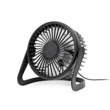 Mini bordventilator USB, sort