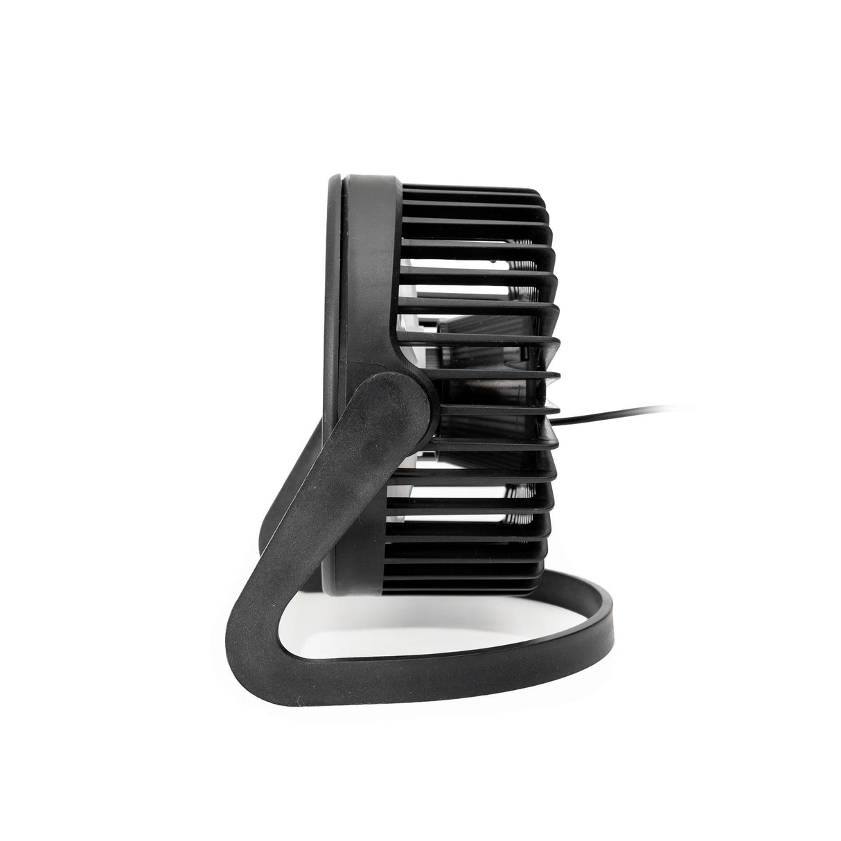 Mini bordventilator USB, sort