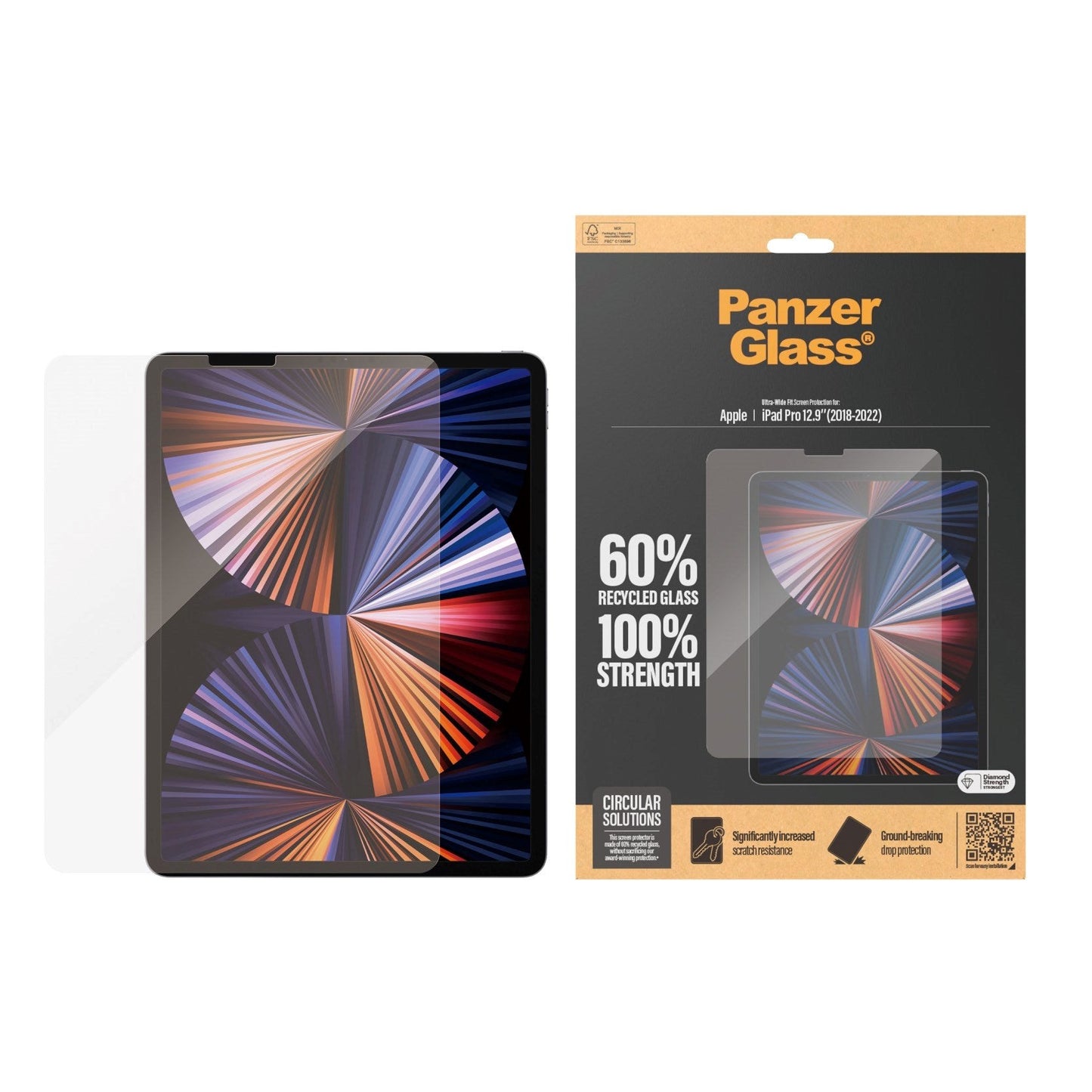 PanzerGlass Screen Protector iPad Pro 12.9'' (18-22) UWF