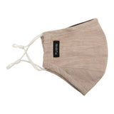 PureMe Genbrugs / Justerbar Maske Linie 2 st. N95- filtre inde i pakken Beige