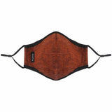 PureMe Genbrugs / Justerbar Maske Linie 2 st. N95- filtre inde i pakken Rust Orange