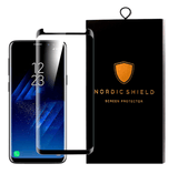 Nordic Shield Samsung Galaxy S8+ Skærmbeskyttelse 3D Curved Sort