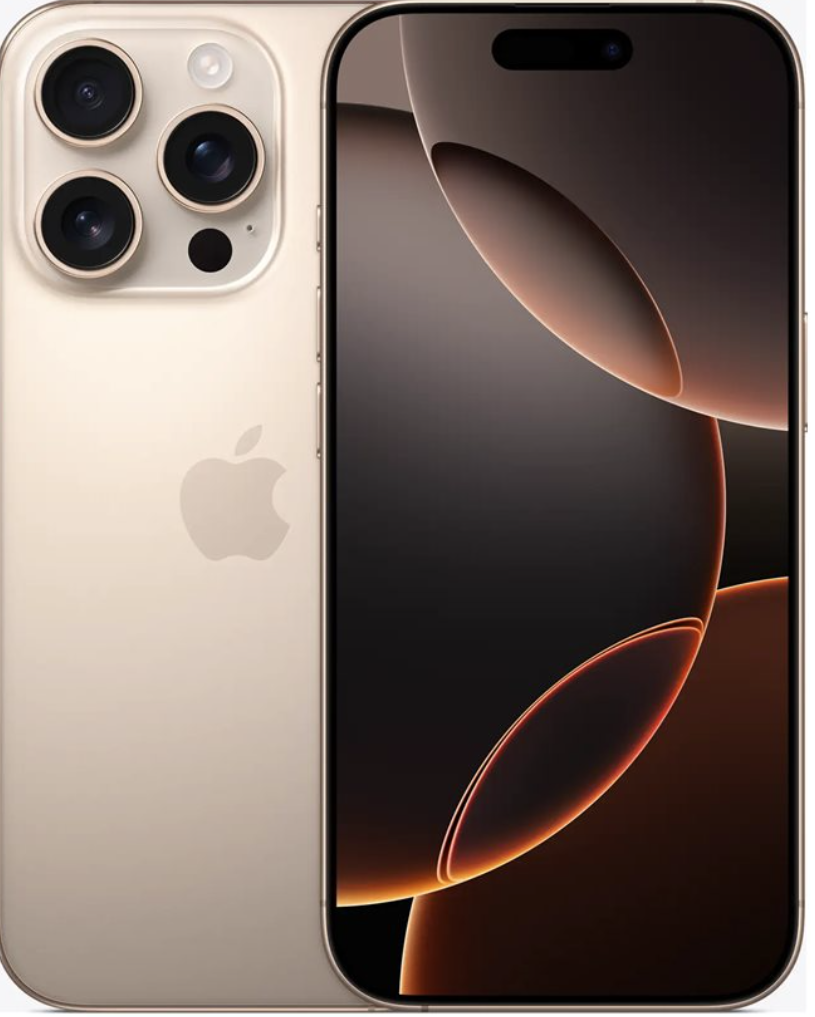 Apple iPhone 16 Pro 6.3" 128GB Ørken titanium Grade B