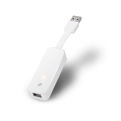 TP-Link Netværksadapter Kabel UE300 USB 3.0 til Ethernet RJ45, 1000Mb/s, Hvid EU