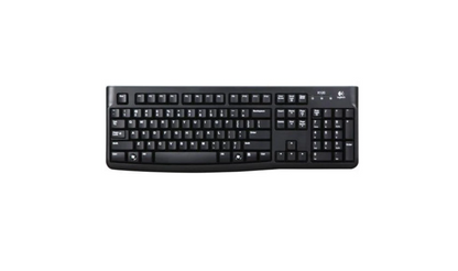 Logitech K120 Nordic tastatur USB Sort