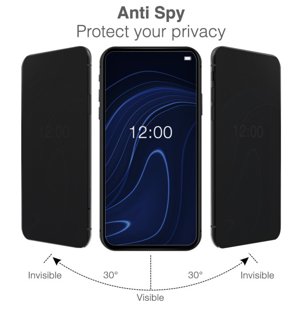MOBILIZE PRIVACY SKÆRMBESKYTTELSE MED SORT RAMME TIL SAMSUNG GALAXY S24 ULTRA 5G