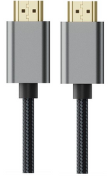 HDMI-kabel med aluminiumstik og bomuldsflet, 4K*2K@60Hz, 5m