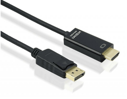 DISPLAYPORT 1.2 HANSTIK > HDMI-2.0 HANSTIK SORT 4K2K@60HZ 1M