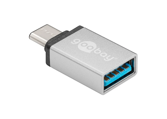 Goobay USB-C adapter - USB 3.0 A port sølv