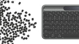 Logitech Signature Slim Solar + K980 tastatur Universel RF trådløs + Bluetooth QWERTY Dansk, Finsk, Norsk, Svensk Grafit