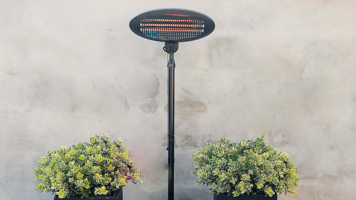 Sunred SMQ2000A electric space heater Indoor & outdoor Black 2000 W Quartz electric space heater