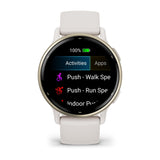 Garmin vívoactive 5 Guld Hvid SmartWatch