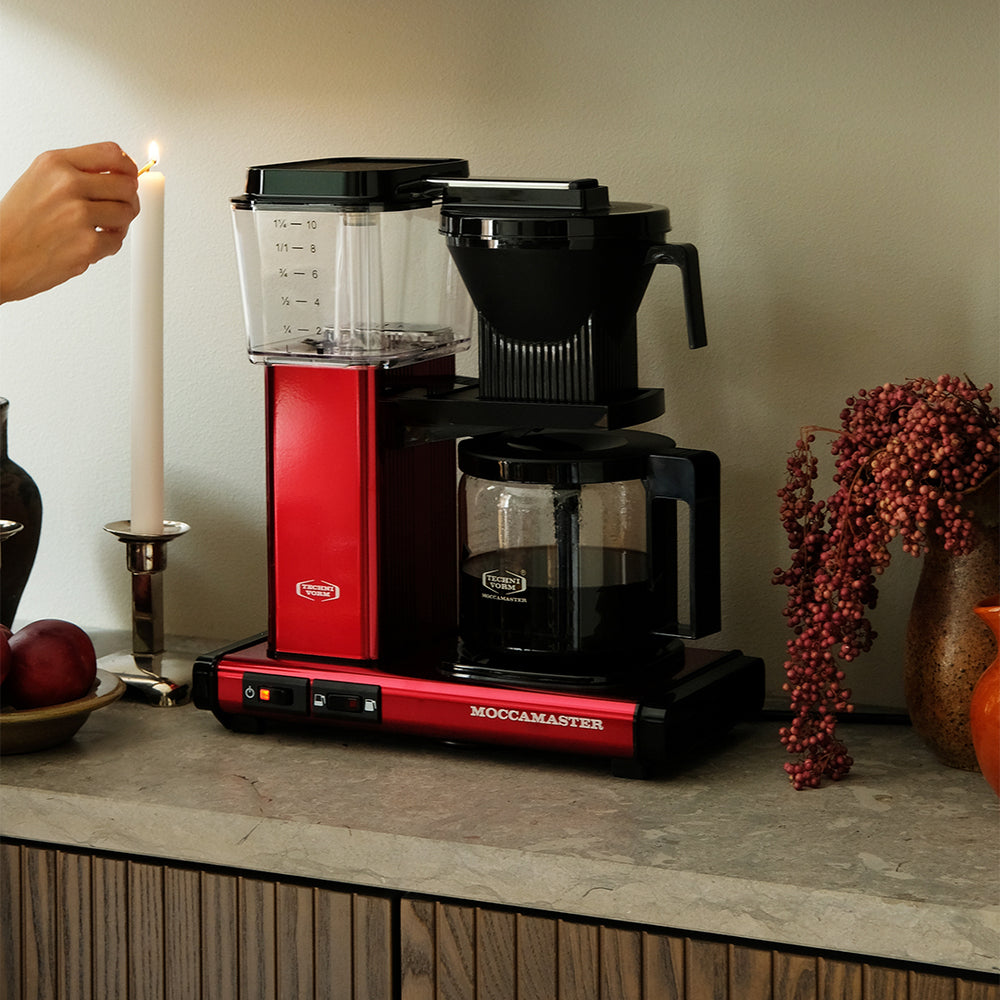 Moccamaster Optio red metallic kaffemaskine