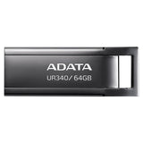 ADATA UR340 USB-nøgle 64 GB USB Type-A 3.2 Gen 2 (3.1 Gen 2) Sort